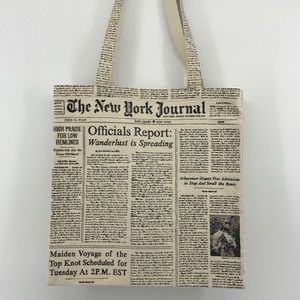 Kate Spade Make Headlines Canvas Tote